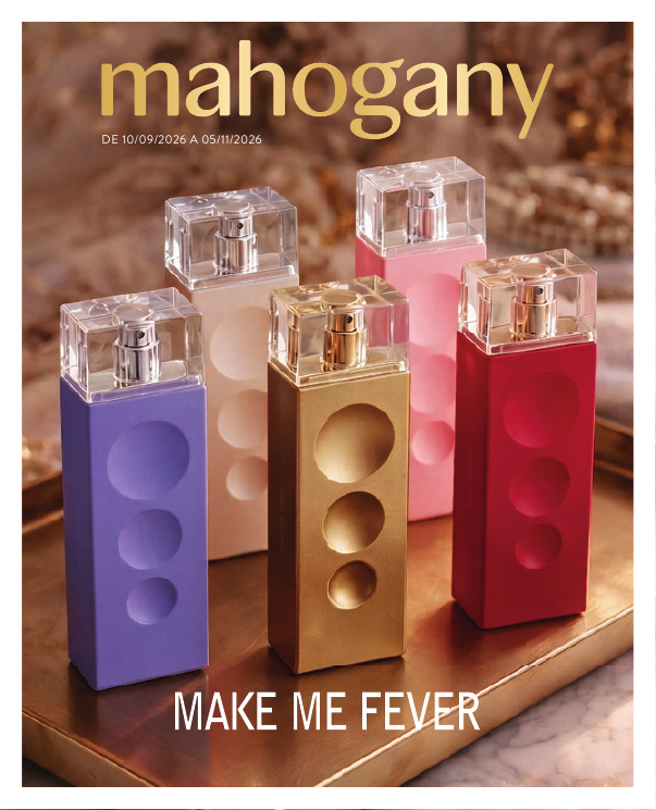 Capa do Catálogo Mahogany 2026 atualizado